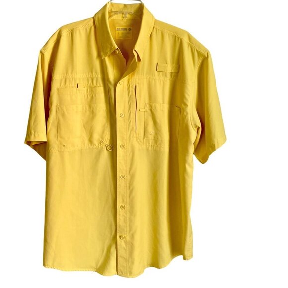 Reel Legends Saltwater II Short Sleeve Performance Fishing Shirt Men's Large NEW - Picture 2 of 6